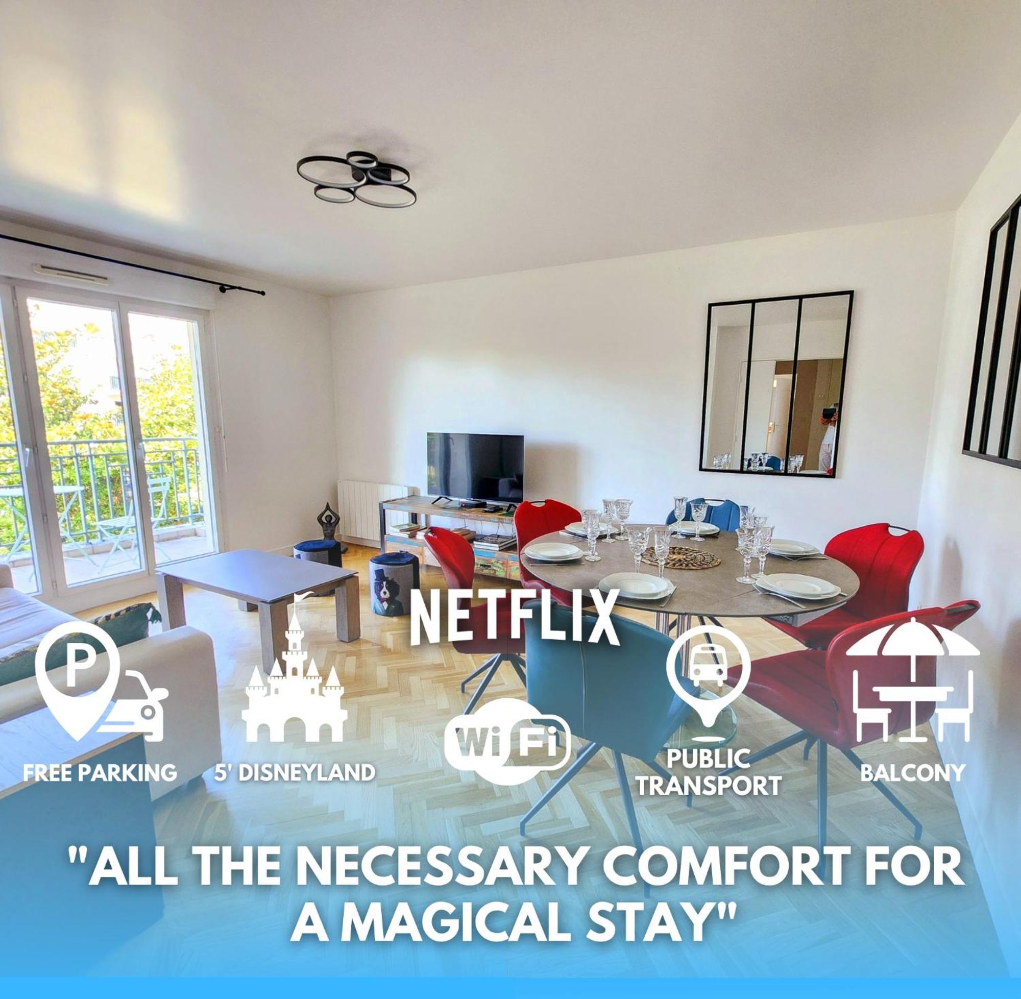 5' Disneyland Cozy Appartement